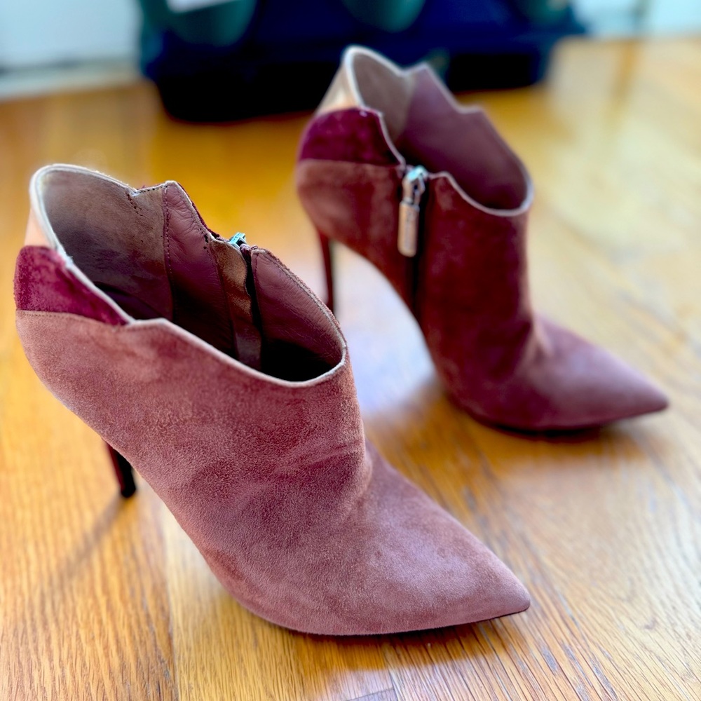 Suede Elegant Italian Booties